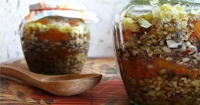 mix nut with honey for potency